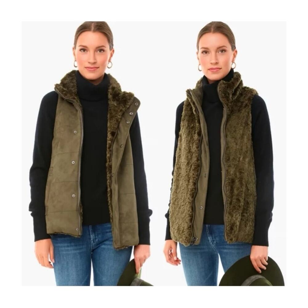 Tuckernuck Emilia Vest in Poblano Green